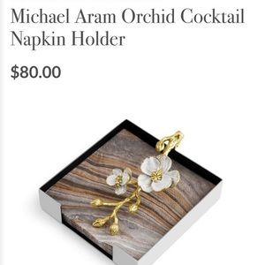 Michael Aram Orchid Cocktail
Napkin Holder.
